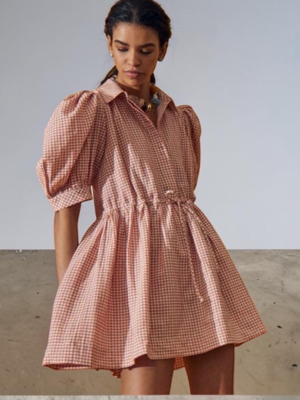 New! HUNTER BELL McCauley Shirt Dress Size Large